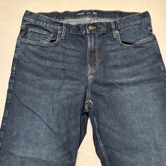 Old Navy Loose Built-In Flex Straight Leg Jeans Size 40x32 Y2K Grunge Streetwear - Picture 4 of 9